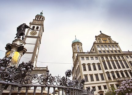 Augsburg, Rathausplatz