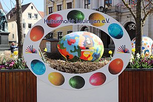 Weltgrößtes Osternest in Lauingen 