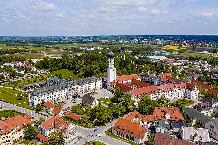Kloster Ursberg, Luftaufnahme Kloster Ursberg, Luftaufnahme