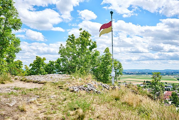 Aussicht vom Wallersteiner Felsen über das Donauries