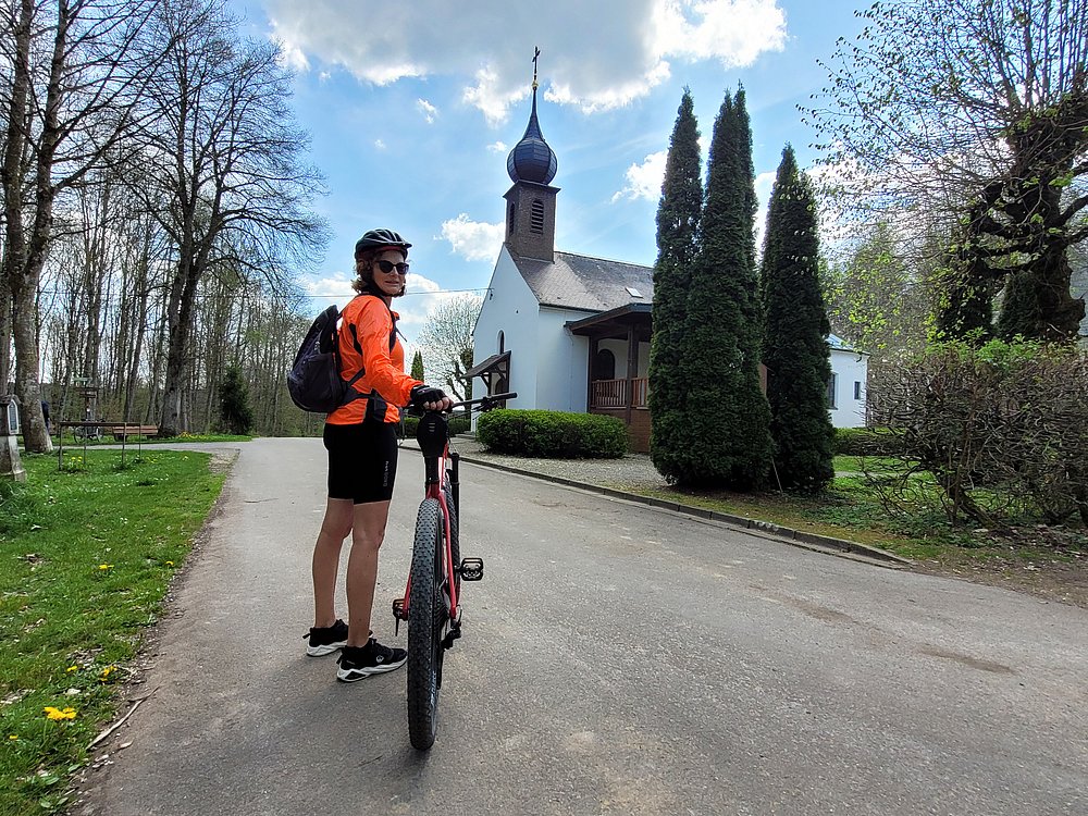 Pause an der Wannenkapelle. Pause an der Wannenkapelle.