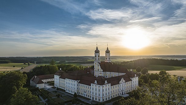 Kloster Roggenburg Sonnenaufgang