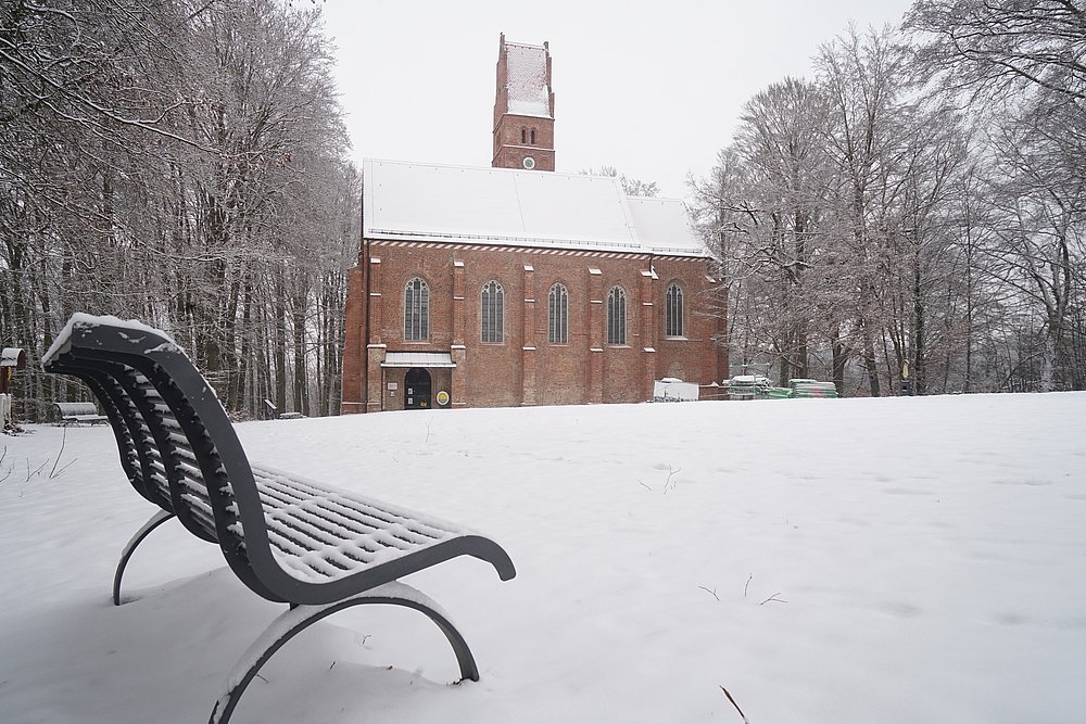 Burgkirche Oberwittelsbach im Schnee