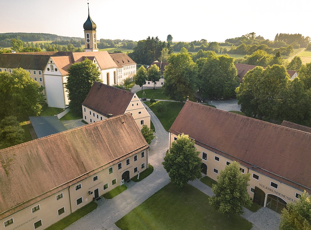 Oberschönenfeld von oben Oberschönenfeld von oben