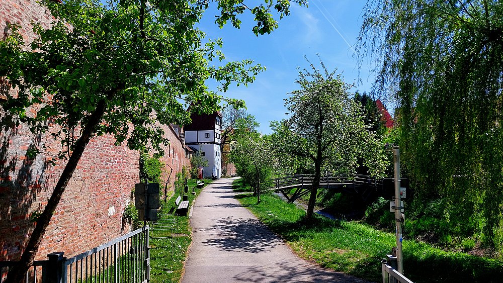 Donauwörth - Onkel-Ludwig-Anlage mit Färbertörle