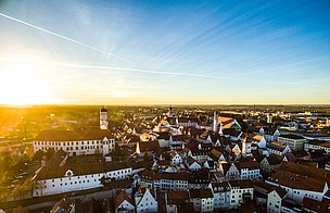 Panorama über Dillingen