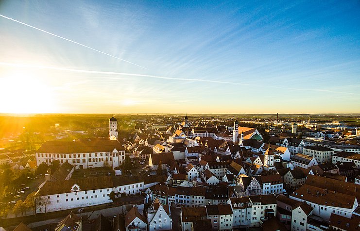 Panorama über Dillingen Panorama über Dillingen