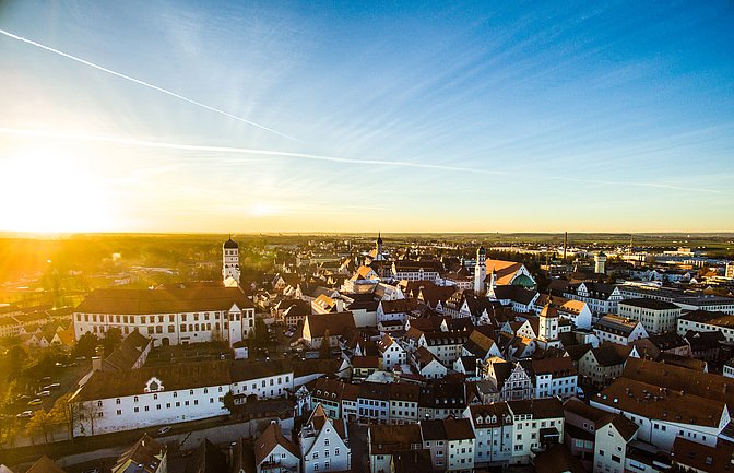Panorama über Dillingen