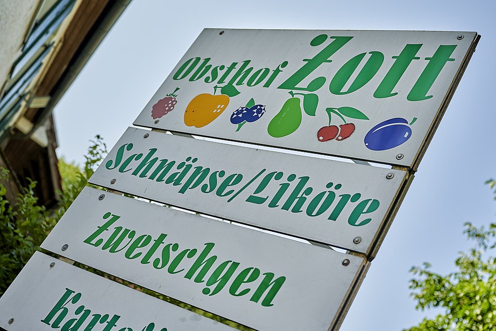 Regionale Produkte im Augsburger Land, Obsthof Zott Usterbach