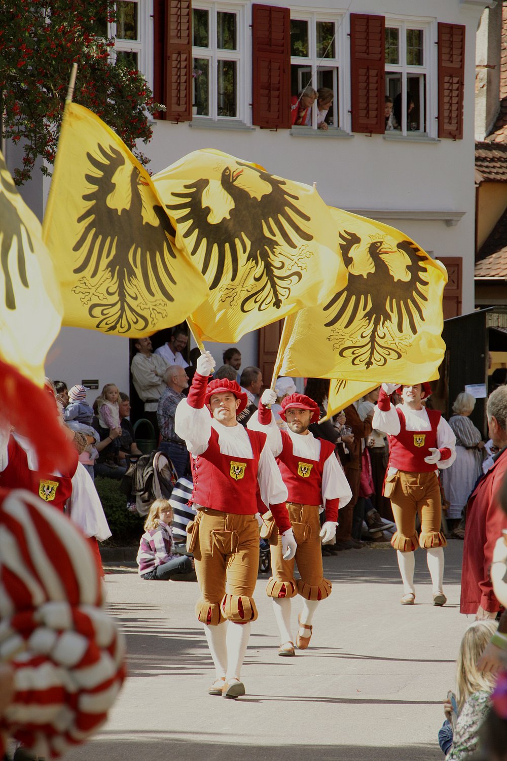 Umzug auf dem Stadtmauerfest Nördlingen