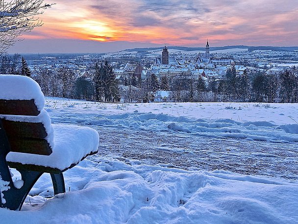 Winterliche Landschaft in Donauwörth