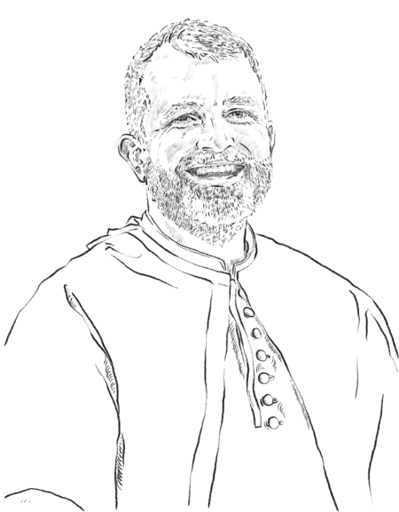 Portrait von Parter Urlich Schwarz vom Kloster Roggenburg