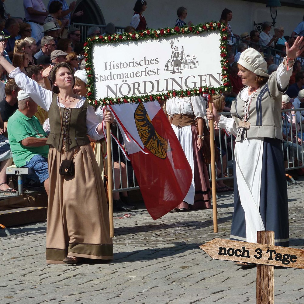 Stadtmauerfest Schild