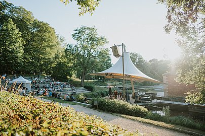 Glaciskonzerte im Stadtpark Neu-Ulm im Sommer