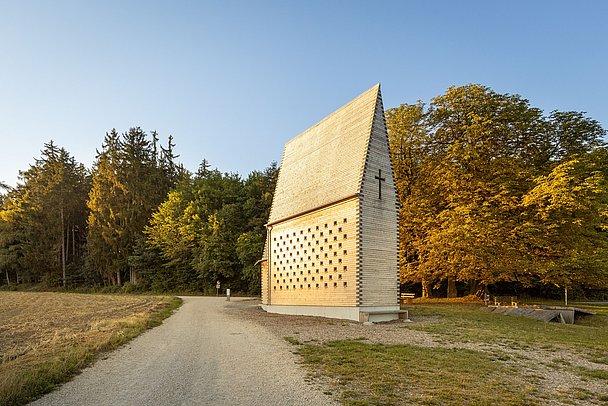 7 Kapellen, Wegkappel von Christoph Mäckler in Oberthörheim