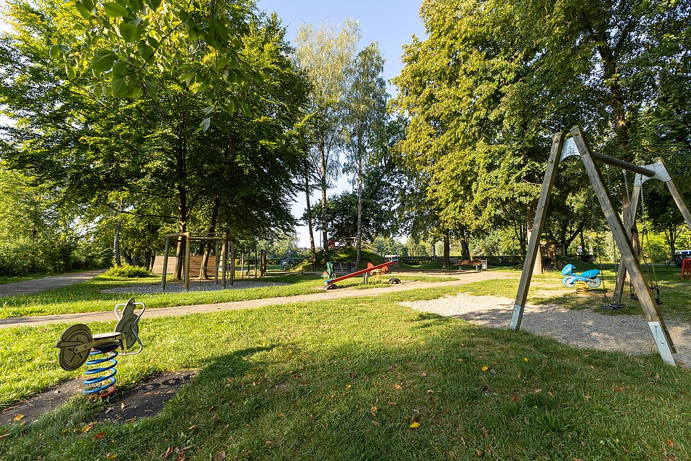 Spielplatz im Schnelle-Park Gundelfingen
