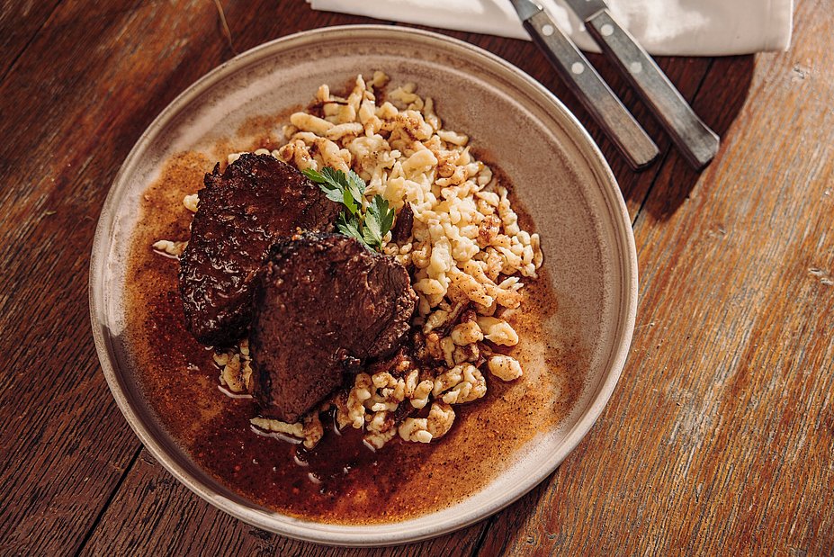 Boefflamot vom Weideochsen, Kulinarisches Erbe Bayerisch-Schwaben