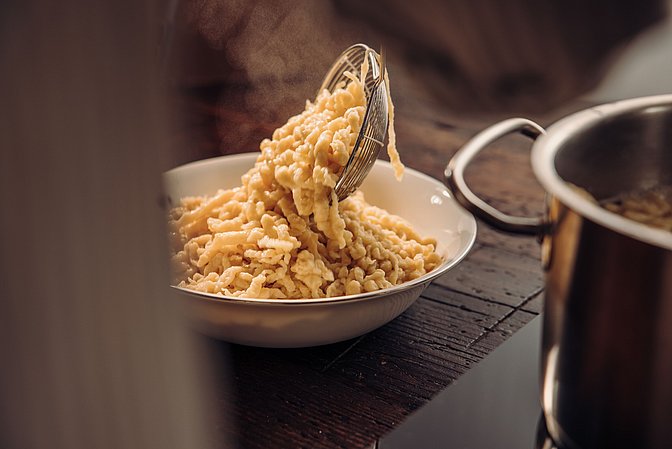 Schwäebische Spaetzle, Kulinarisches Erbe Bayerisch-Schwaben