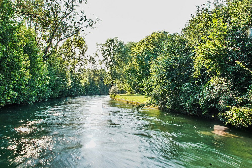 Eiskanal in Augsburg