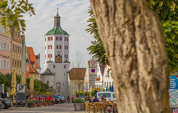 Stadtturm Günzburg von weitem