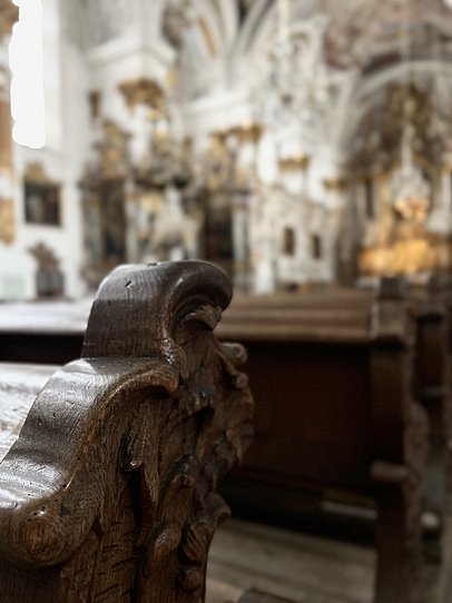 In der Basilika St. Peter in Dillingen an der Donau