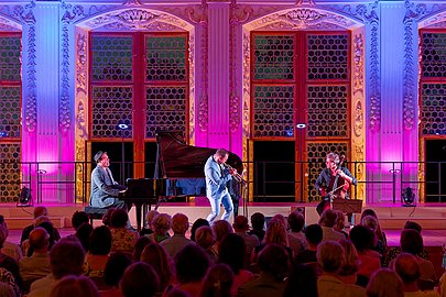 Musiker auf dem Violinfestival im Schloss Oettingen