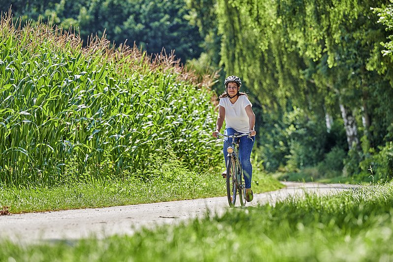 Radfahren im Landkreis Augsburg - Katharina Zott