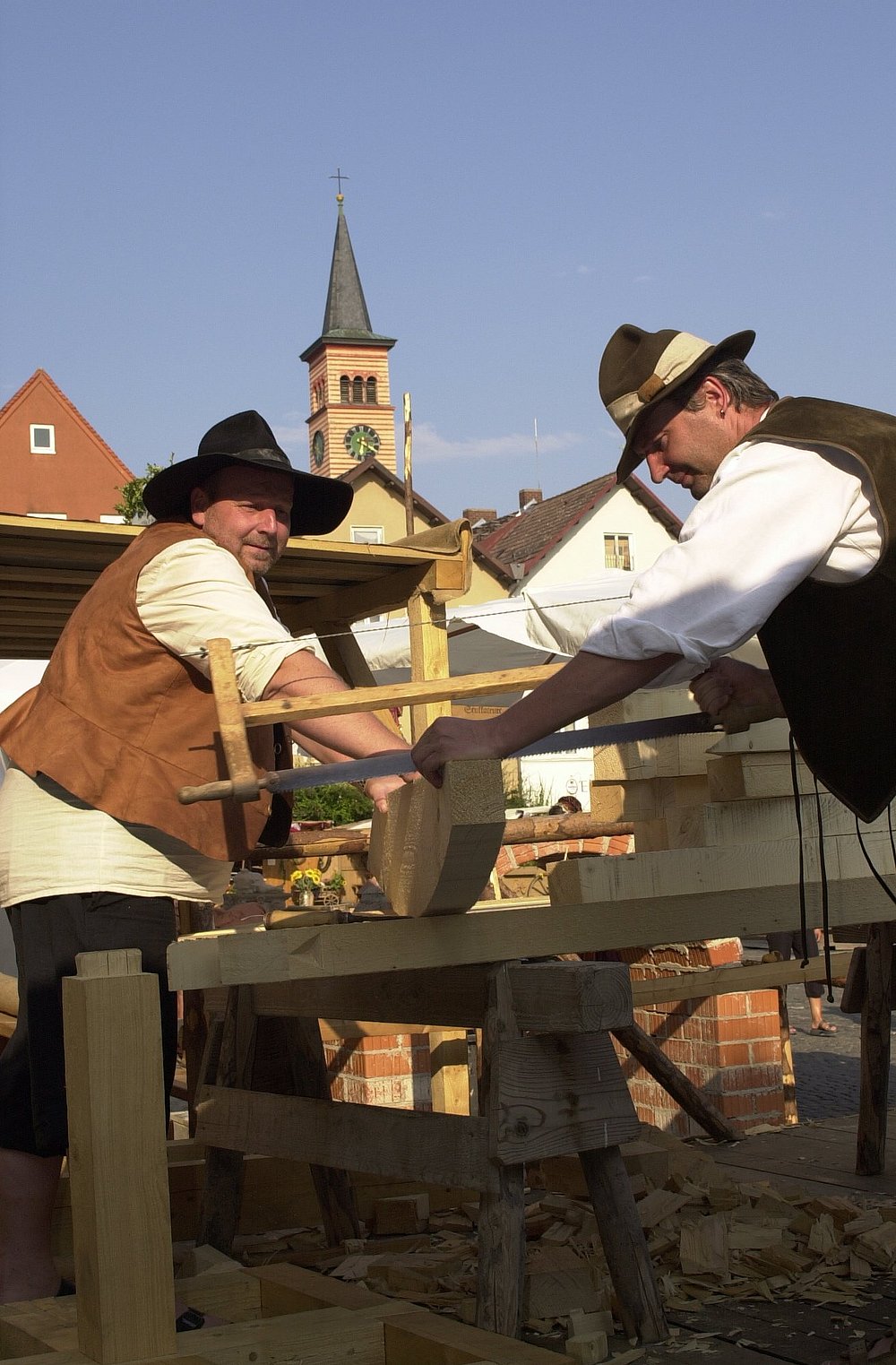 Historische Darsteller während der Friedberger Zeit