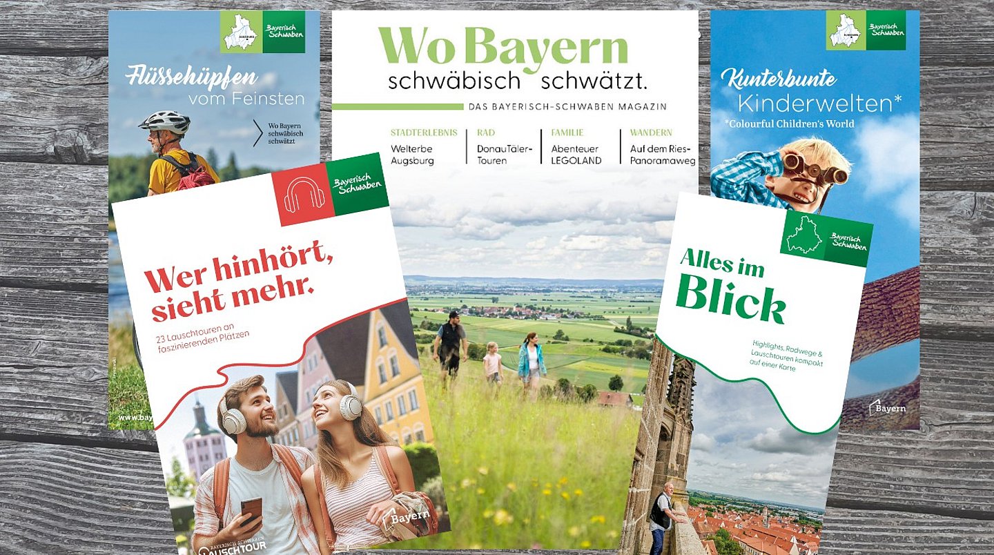 Broschüren der Region