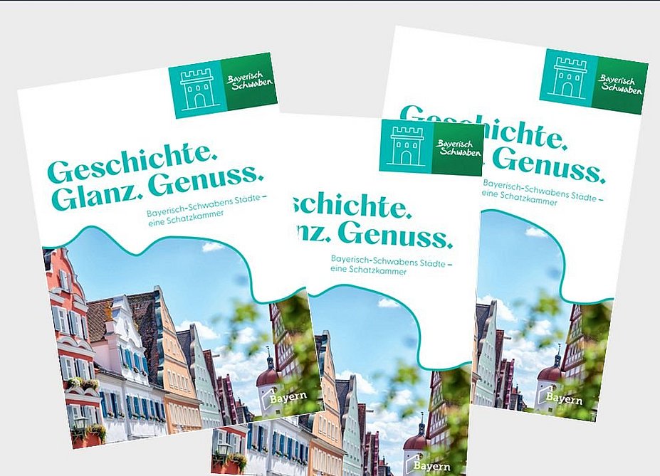 Titelbild neue Städtebroschüre Bayerisch-Schwaben 