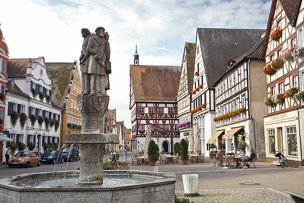 Marktplatz Oettingen in Bayern Marktplatz Oettingen in Bayern