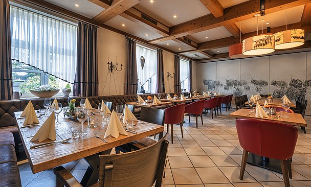 Gastraum im Gasthof Sonne in Gundelfingen