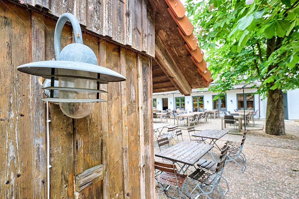 Biergarten und Tagungshaus im Waldvogel in Leipheim 