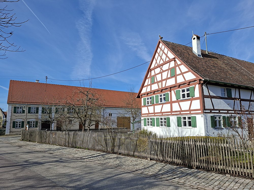 Außenansicht des Stockerhofes Außenansicht des Stockerhofes