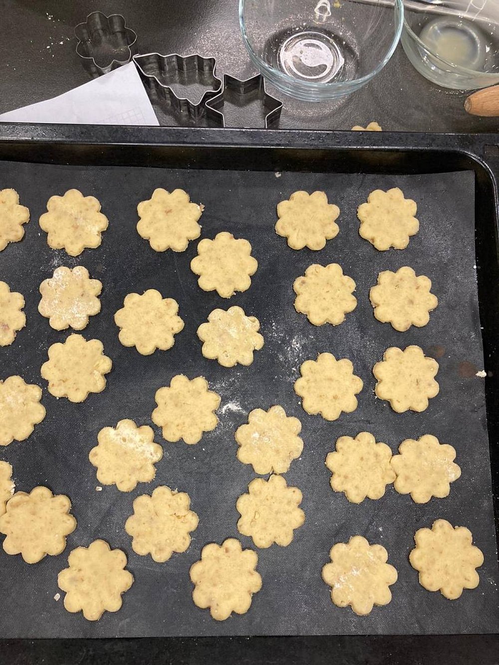 Ausgestochenen Plätzche