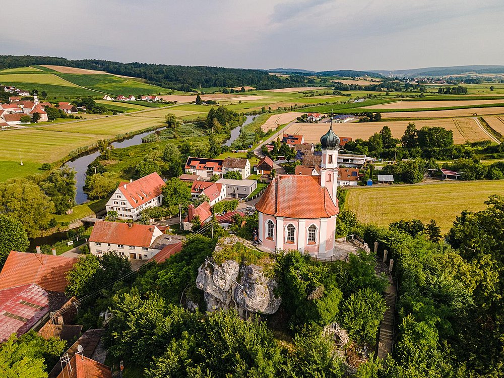 Donauwörth - Geotop Kalvarienberg mit Kapelle St. Petrus