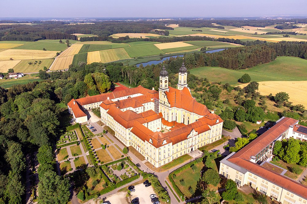 Luftansicht KLoster Roggenburg Luftansicht KLoster Roggenburg
