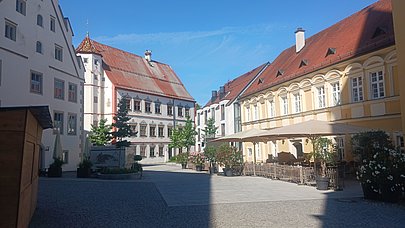 Zentrum der Stadt Weißenhorn