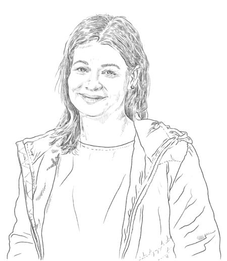 Illustration Katharina Zott, Gesicht Bayerisch-Schwaben 