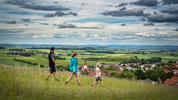 Ries-Panoramaweg, tolle Aussicht Ries-Panoramaweg, tolle Aussicht