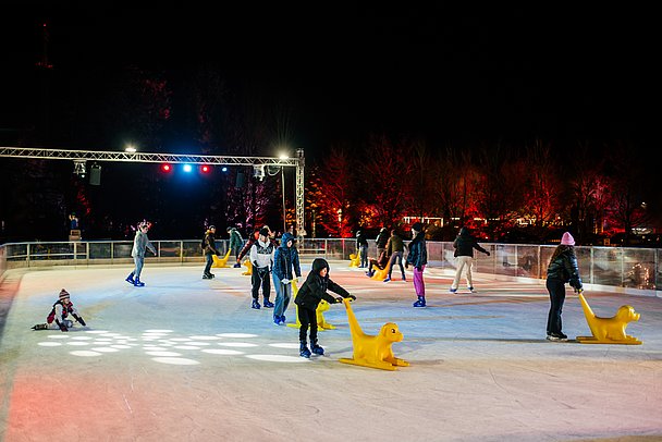 Eislaufbahn im WinterWonder-Land