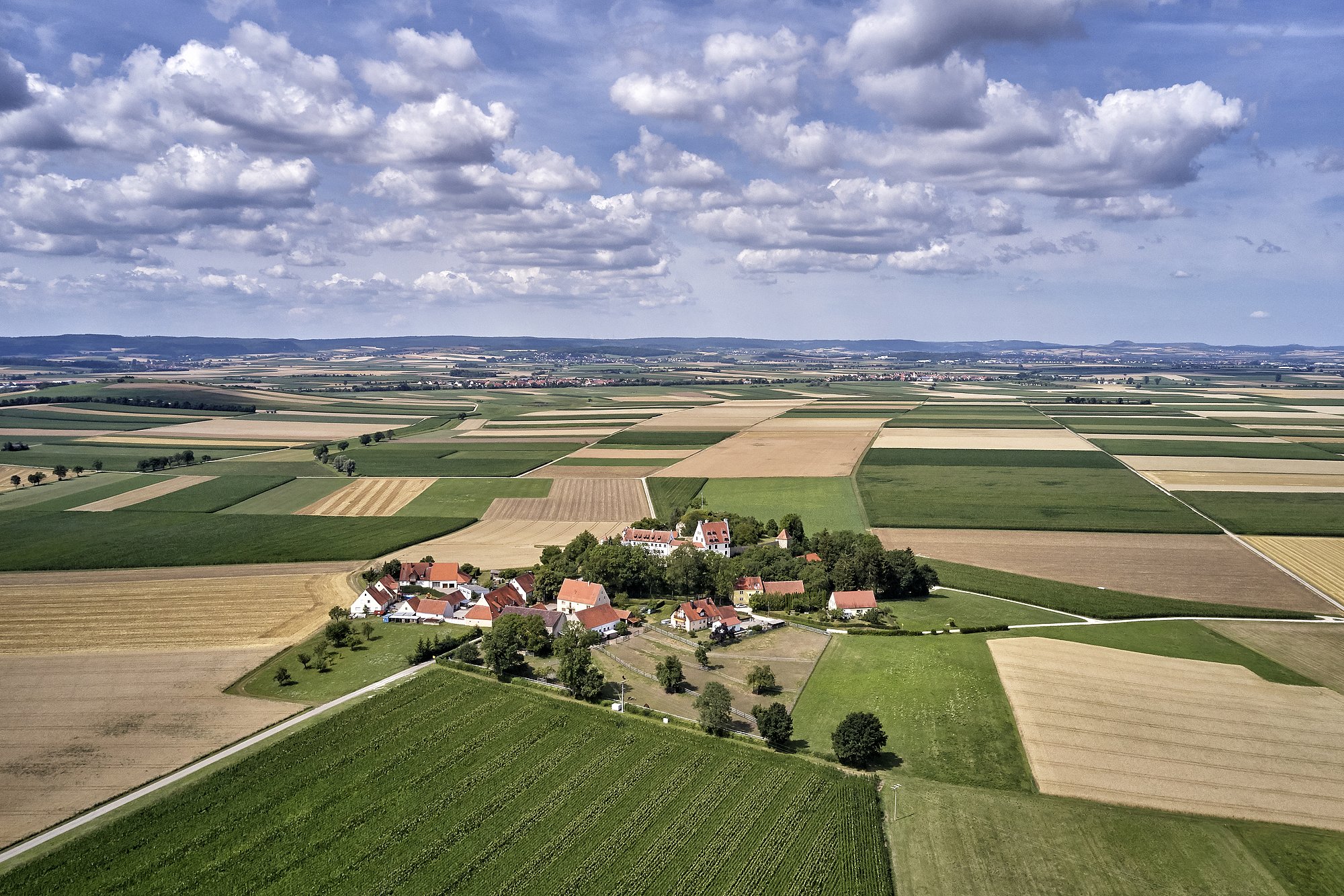 Blick über den UNESCO Global Geopark Ries