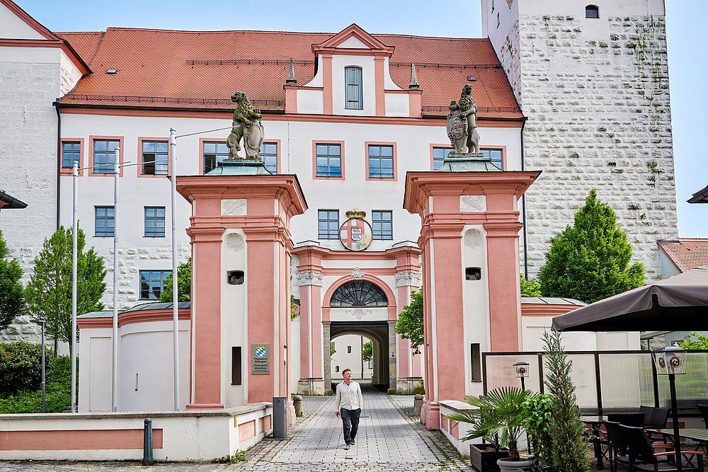 Schloss Dillingen Eingang Schloss Dillingen Eingang