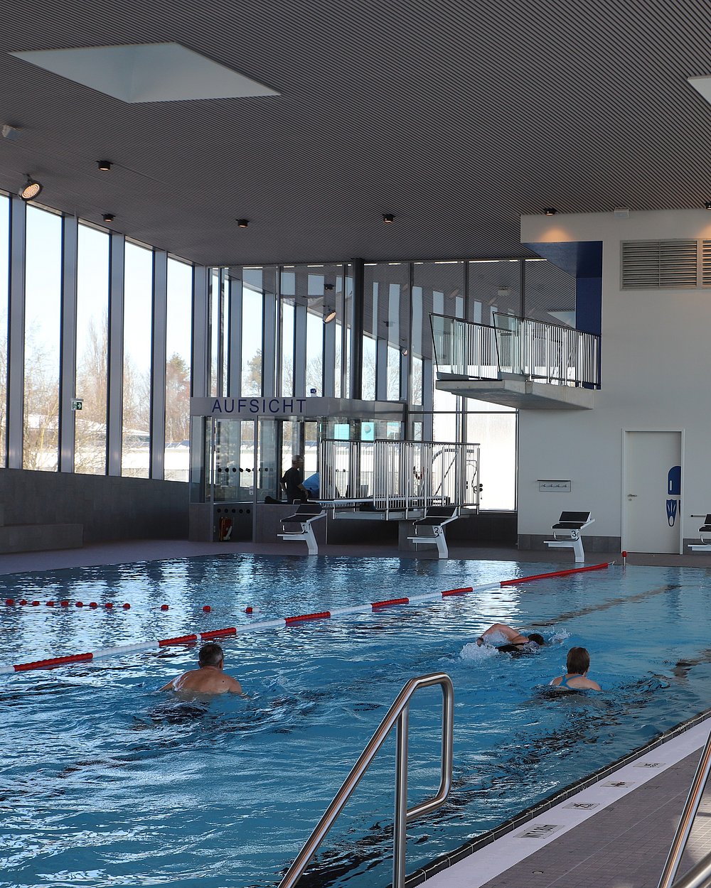 Schwimmerbereich im neuen Hallenbad Schwabmünchen