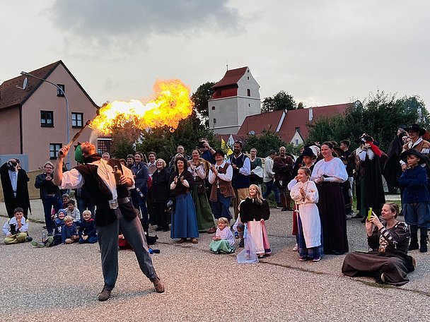 Feuerspucker Stadtmauerfest