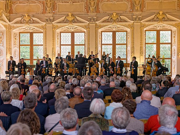 Violinkonzerte im Schloss Oettingen vor Publikum