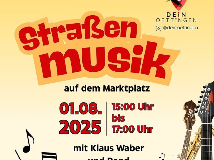 Straßenmusik auf dem Marktplatz
