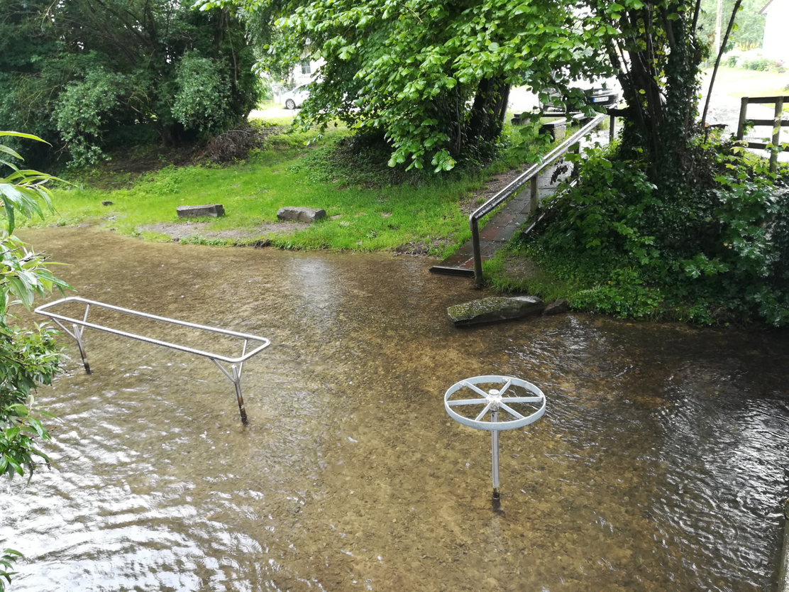 Naturkneippanlage in der Egau bei Schabringen