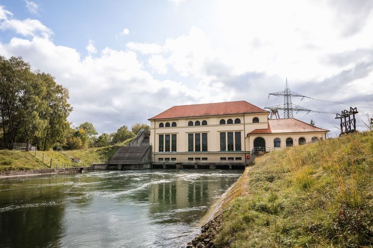 Wasserkraftwerk Meitingen UNSECO Welterbe