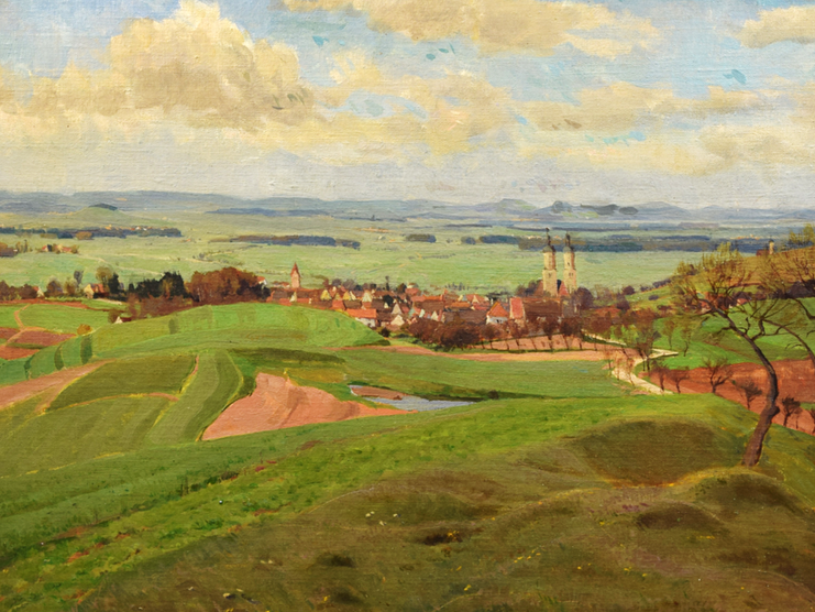 Am Kraterrand | Schwäbisch-fränkische Ortsansichten von Albert Meyer-Gröbenzell